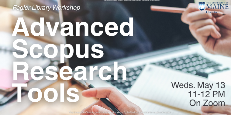 Image advising Advanced Scopus Research Tools. Decorative element.