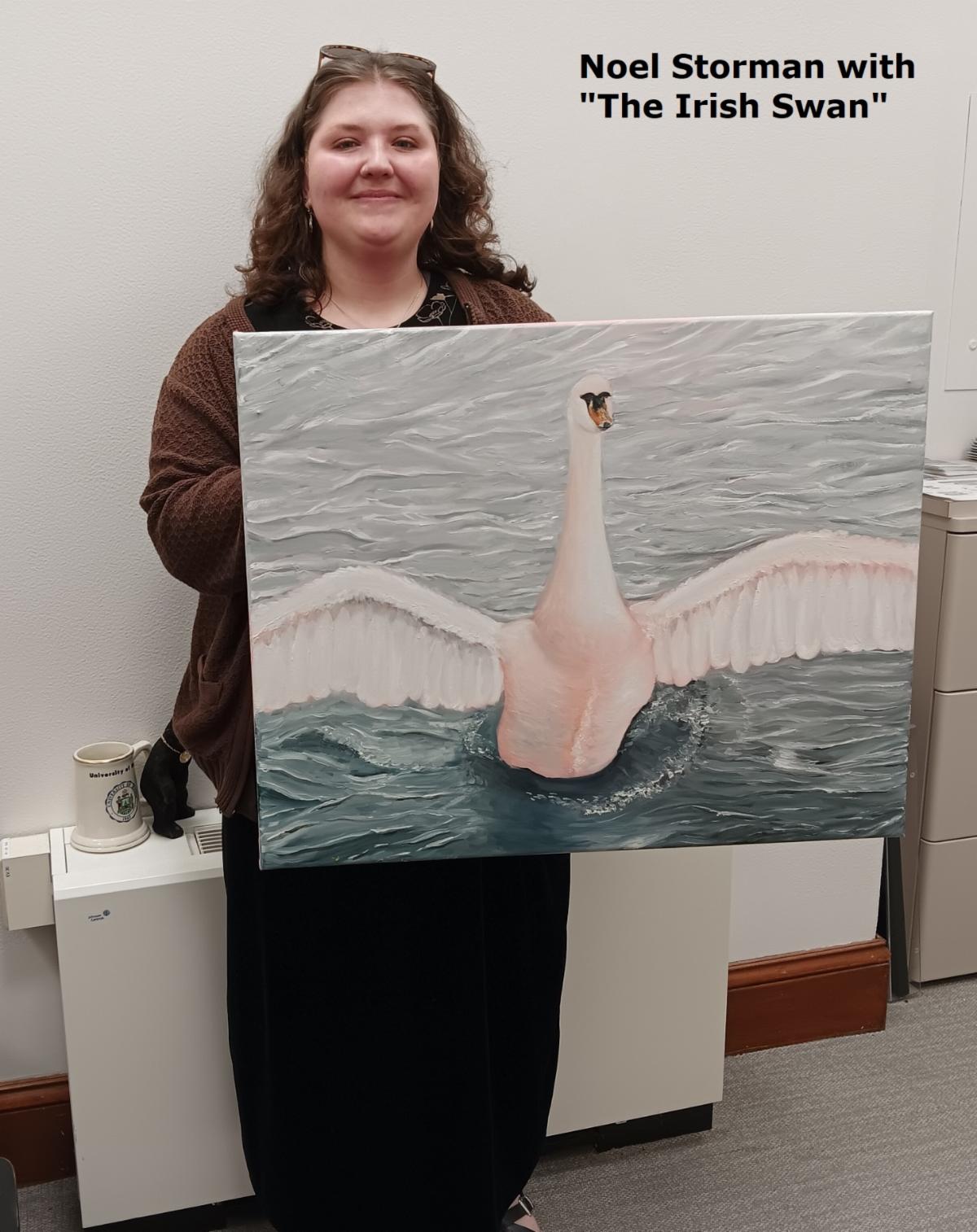 Noel Stormann with The Irish Swan