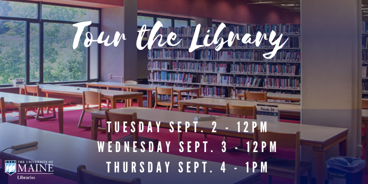 Tour the library poster