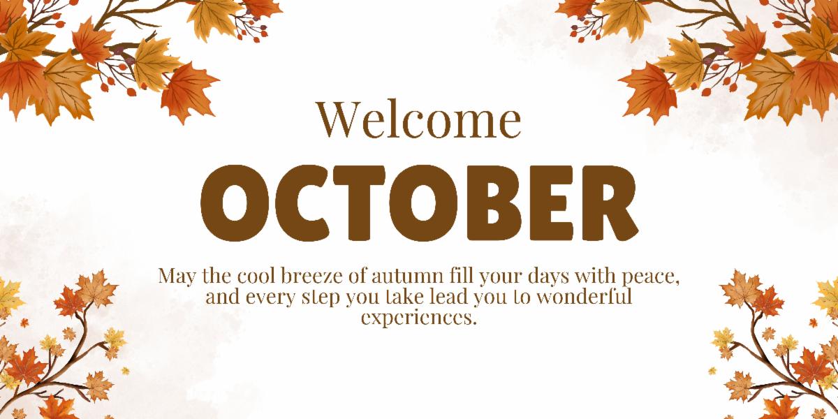 October Library Sign October Library Happenings