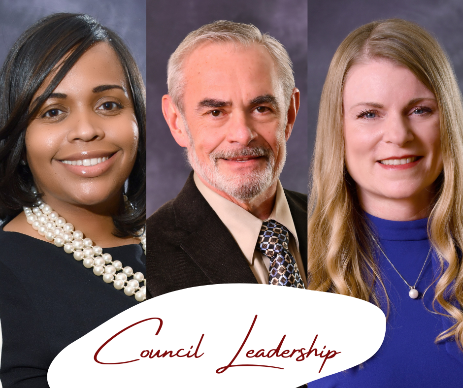 image of Council President Margo Sommerville, Vice President Brad McKitrick, and President Pro Tem Tina Boyes