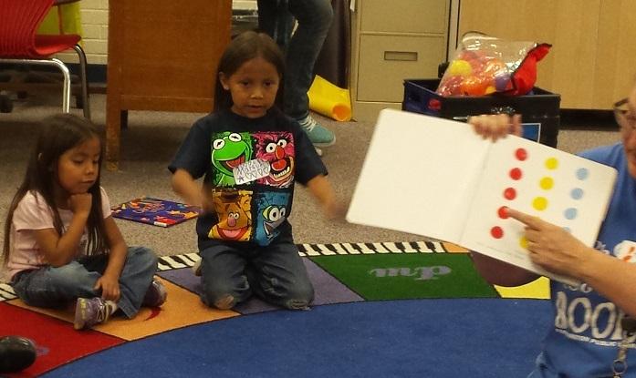 Story time at library in New Mexico