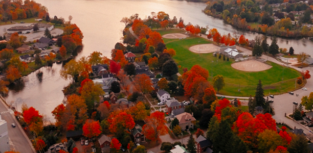 aerial image of Halton Hills