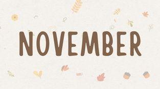 EFun Youth Calendar November