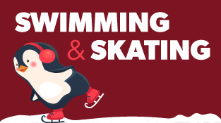 EFun Winter Holiday Swim Skate