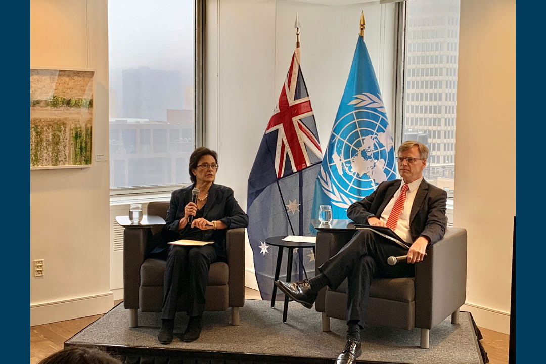 Sean Murphy speaking at UN 