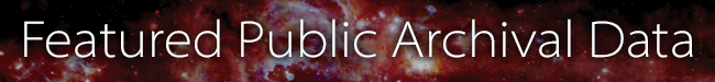 Featured Public Archival Data banner