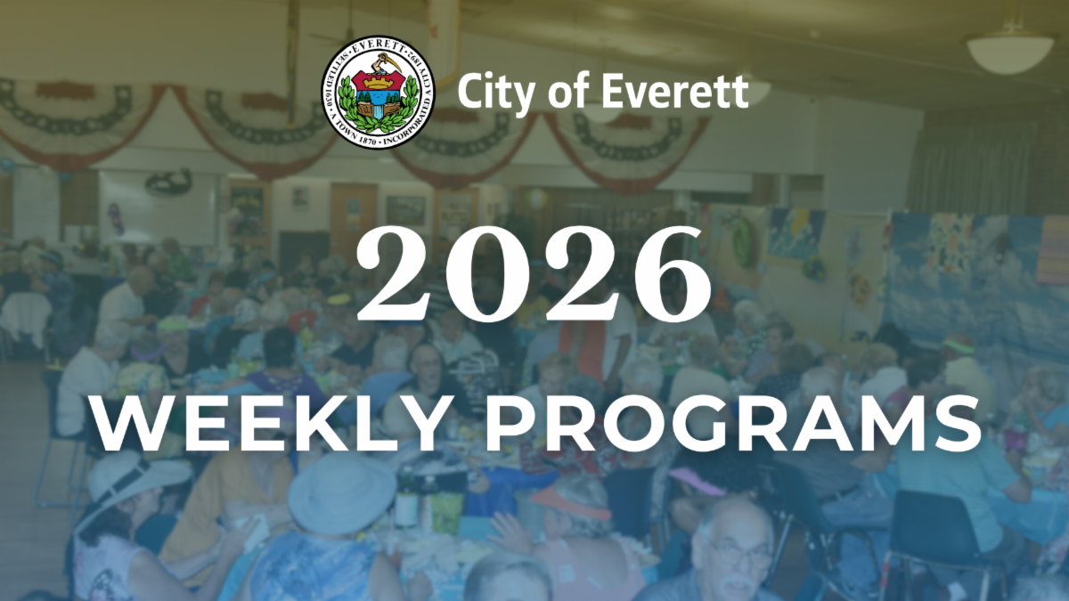 Graphic that says "2026 Weekly Programs."