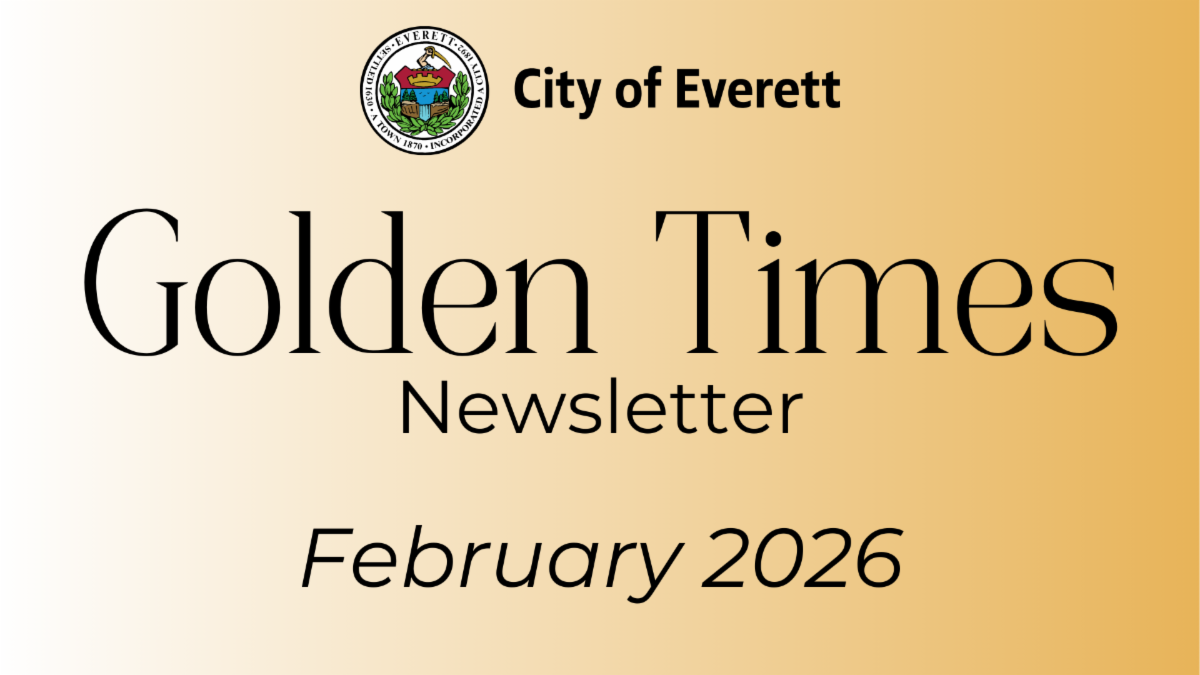 Graphic that says "Golden Times Newsletter: February 2026."