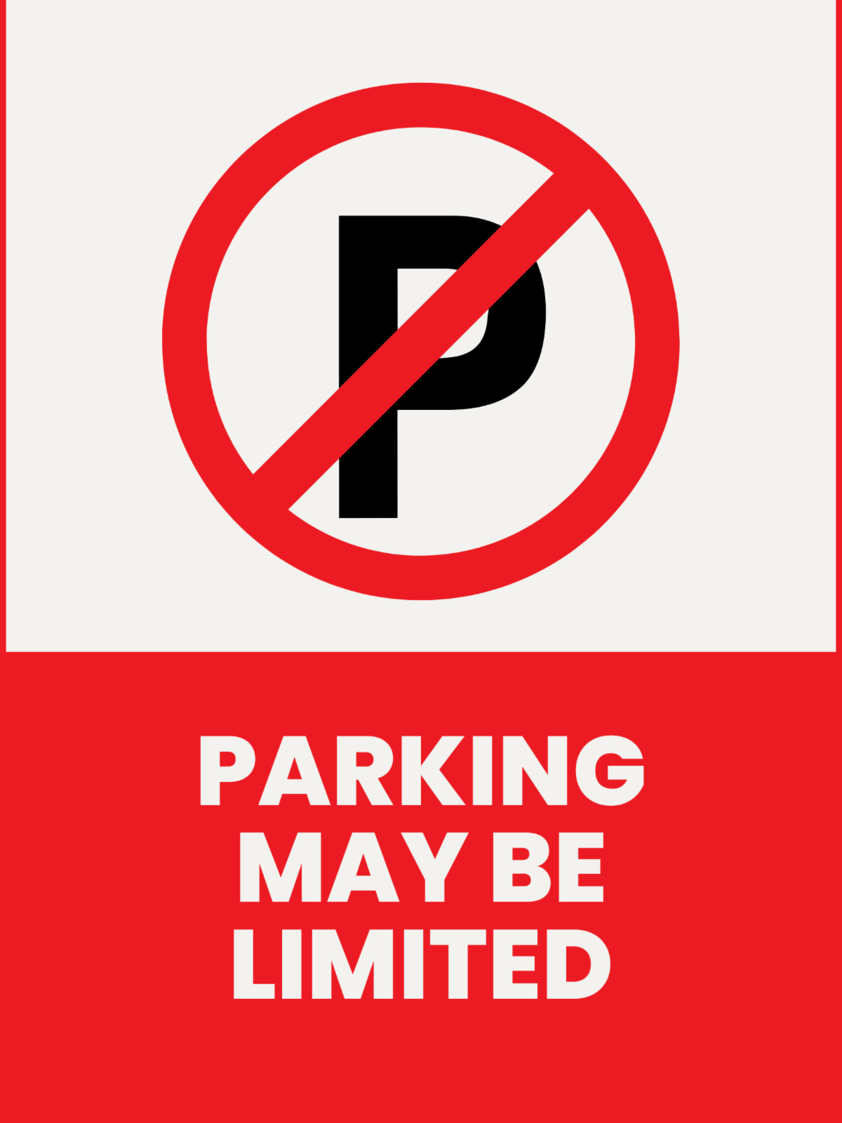 parking may be limited