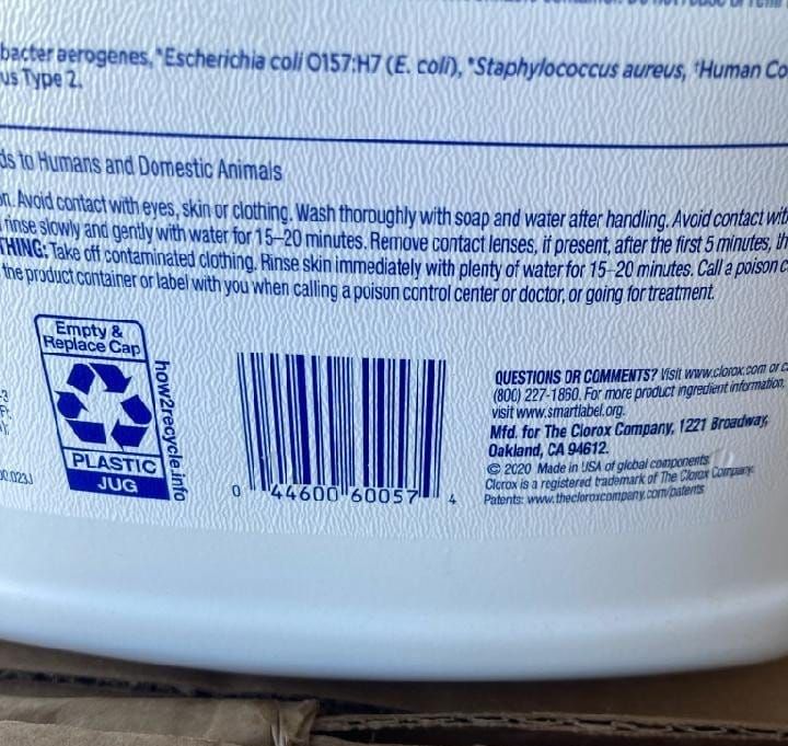 Clorox 180 Oz All Purpose Cleaner/ FOB GA/ Only 2.50 per bottle