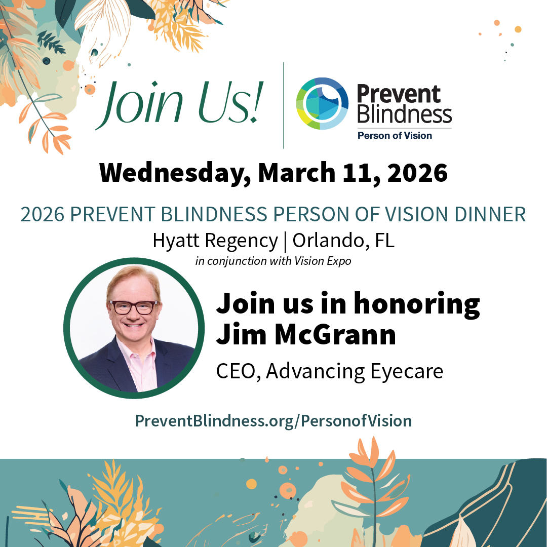 Join Us for the 2026 Prevent Blindness Person of Vision Dinner honoring Jim McGrann