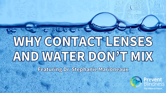 Why Contact Lenses and Water Don't Mix