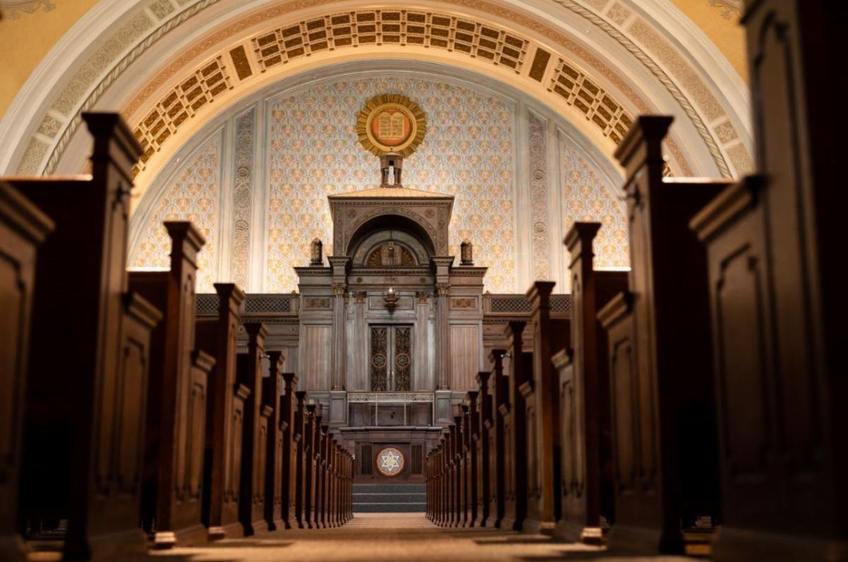 sanctuary internal pews bima