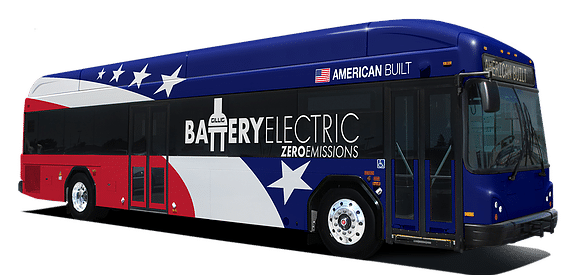 Example electric bus for Gainesville
