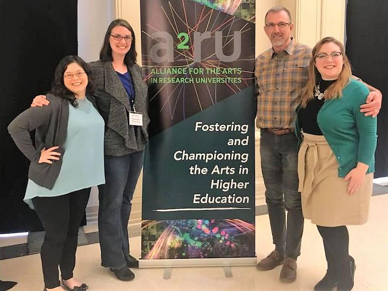 Graduate students at a2ru