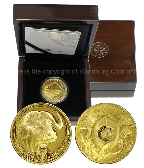 2023 Gold Krugerrand 1oz And R50 1 Oz Big Five Series II Buffalo Sets 2023 Gold Krugerrand 1oz And R50 1 Oz Big Five Series II Buffalo Sets