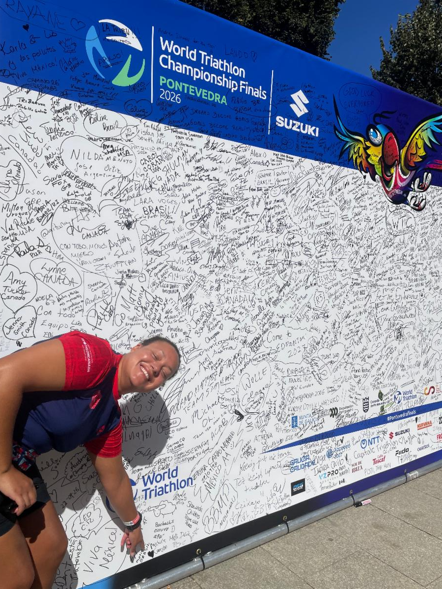 Michelle Cameron at the World Triathlon Championship Finals Pontevedra 2026