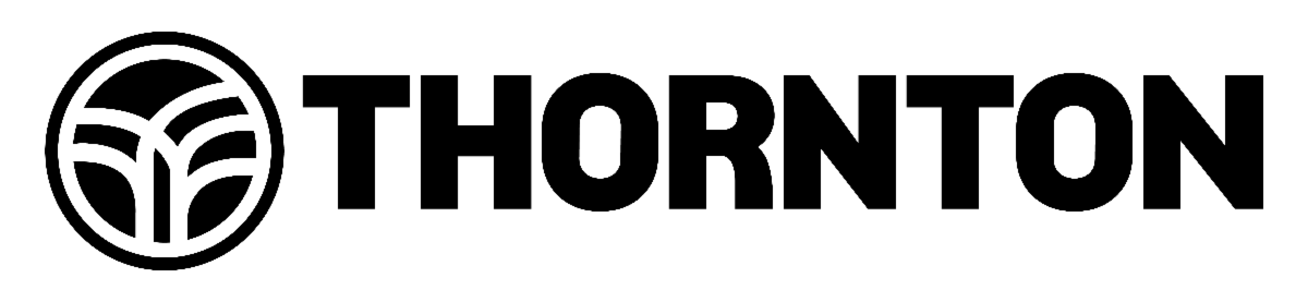 City of Thornton horizontal logo in black