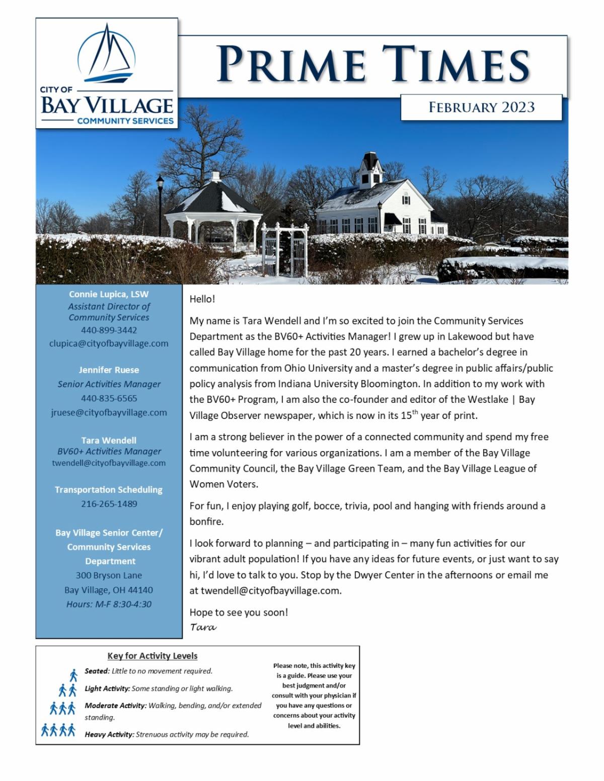 February 2023 Prime Times Newsletter