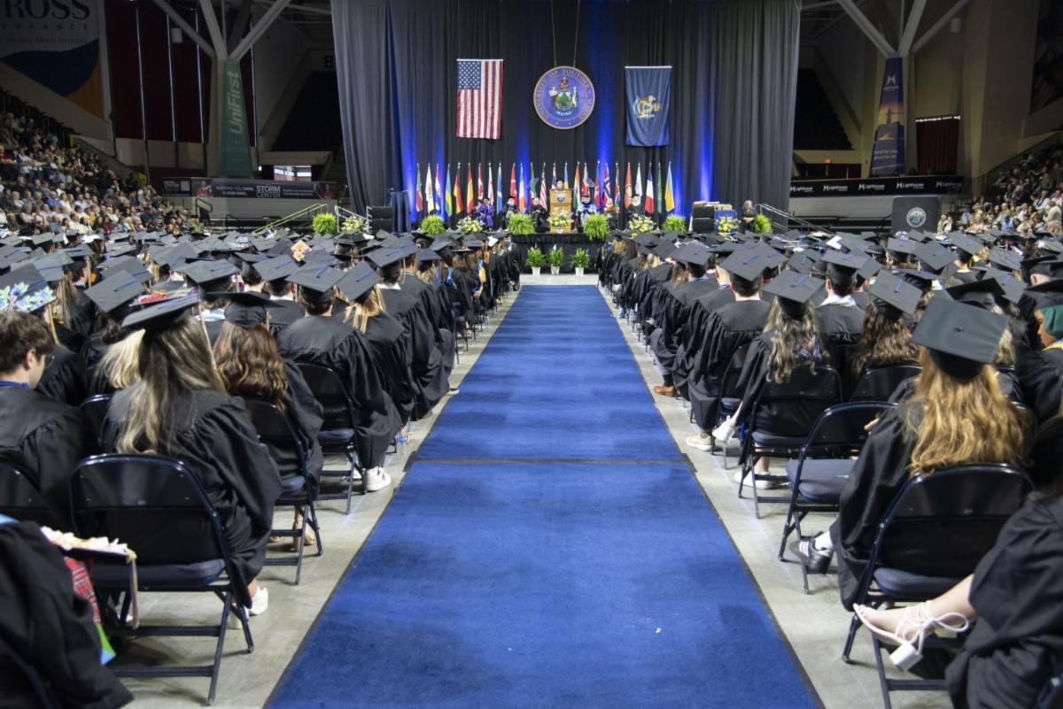 2025 Commencement view from the crowd