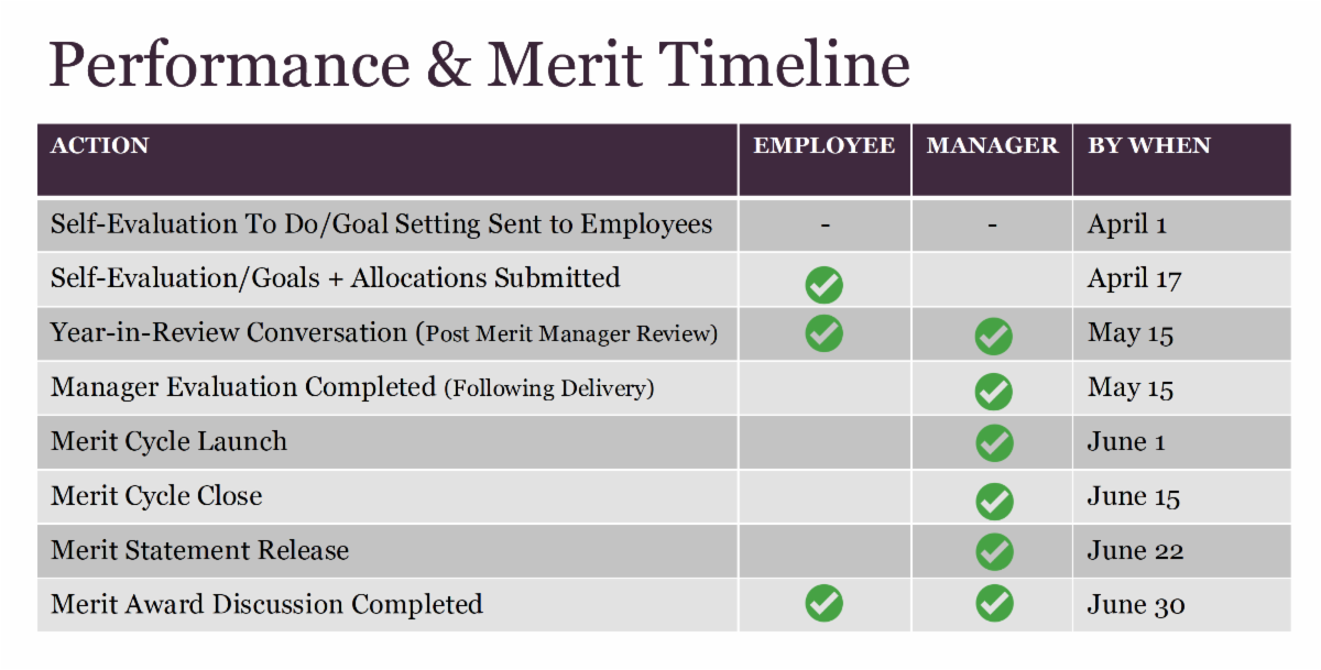Merit Process Performance Management