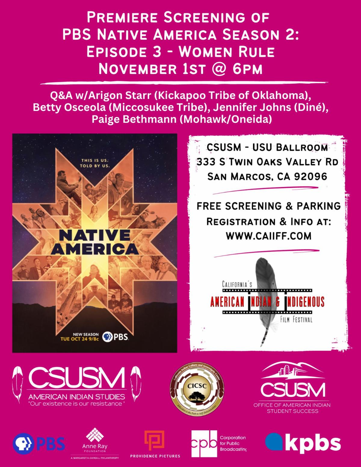 premier native america film screening WWW.CAIIFF.COM