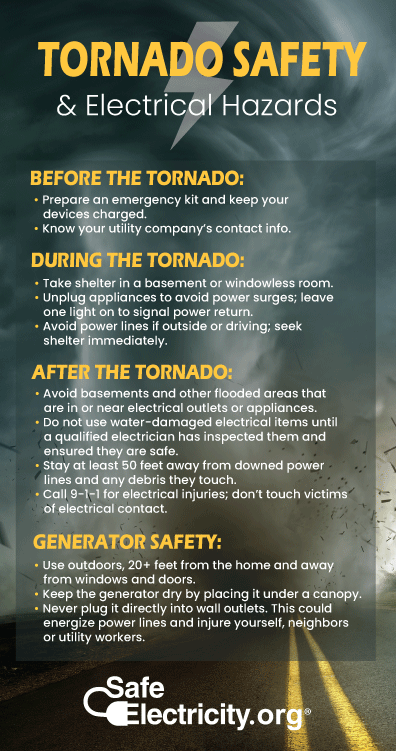 Tornado Safety infographic