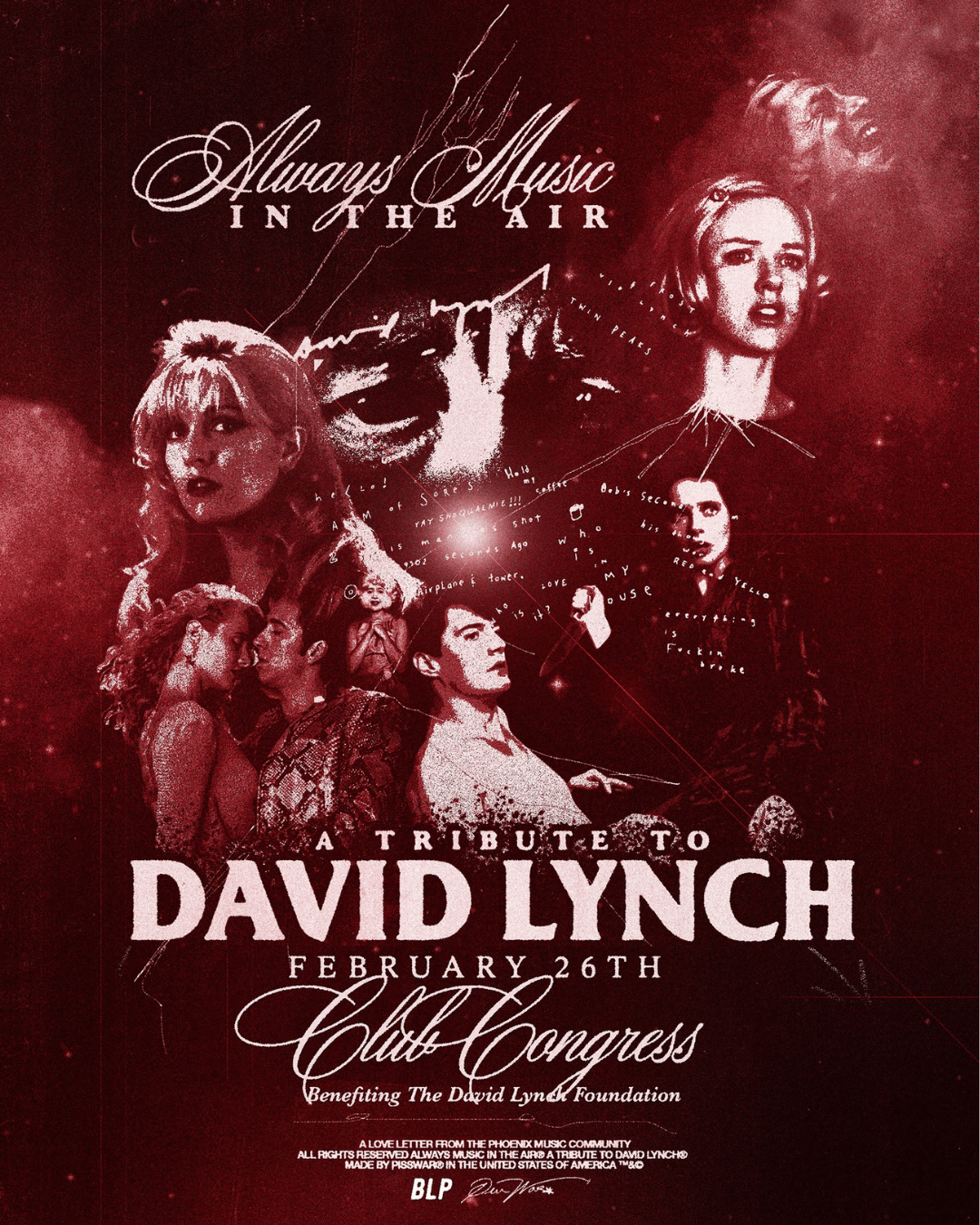 David Lynch Night Enter To Win