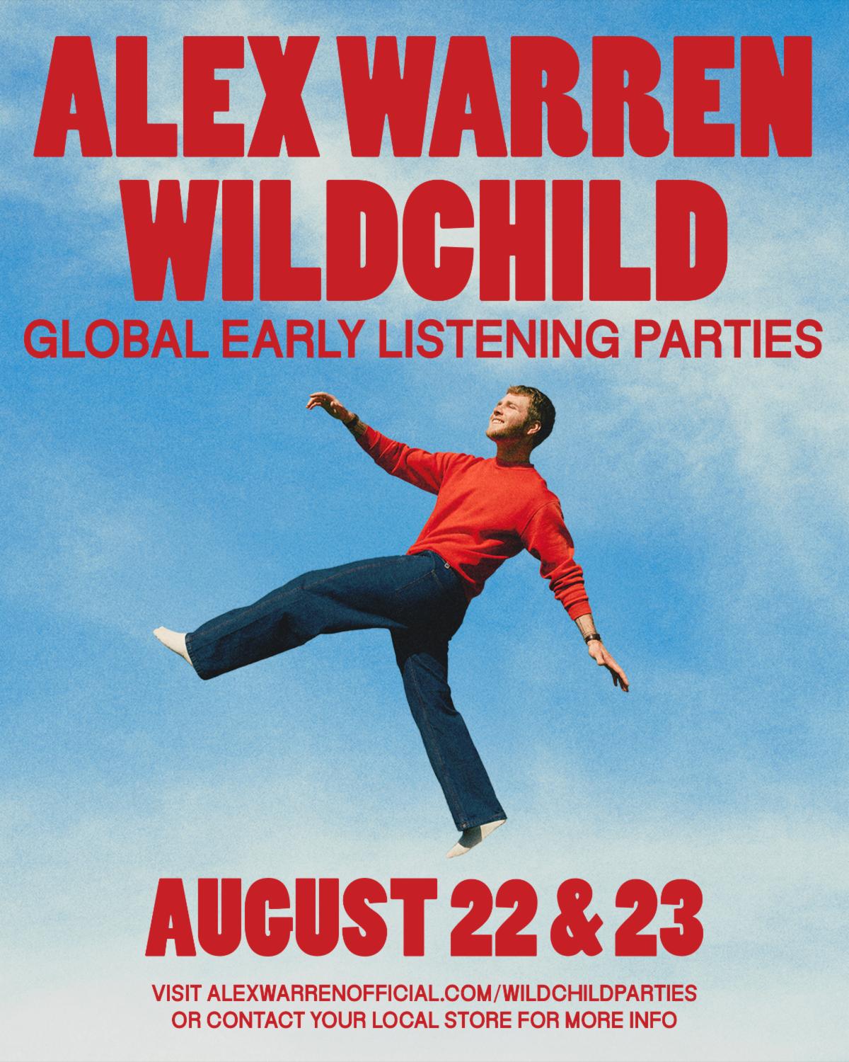 Alex Warren Listening Party