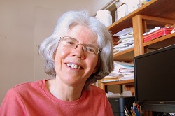 Kittredge Cherry at computer