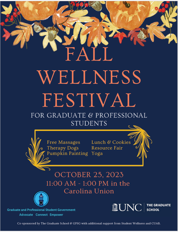 Fall Wellness Day flyer - details in next section