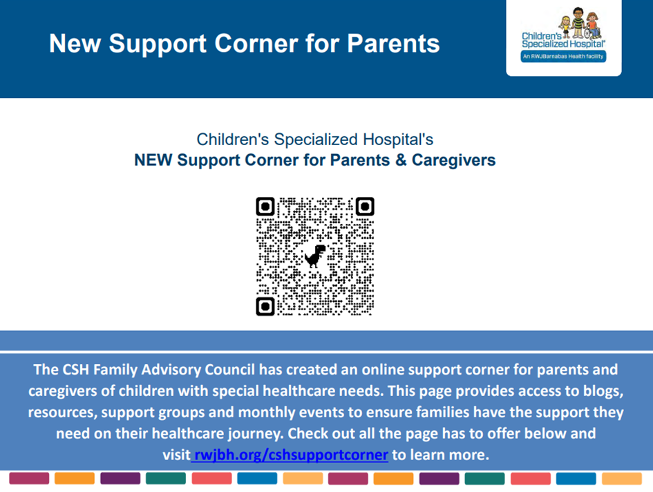 News from Children's Specialized Hospital