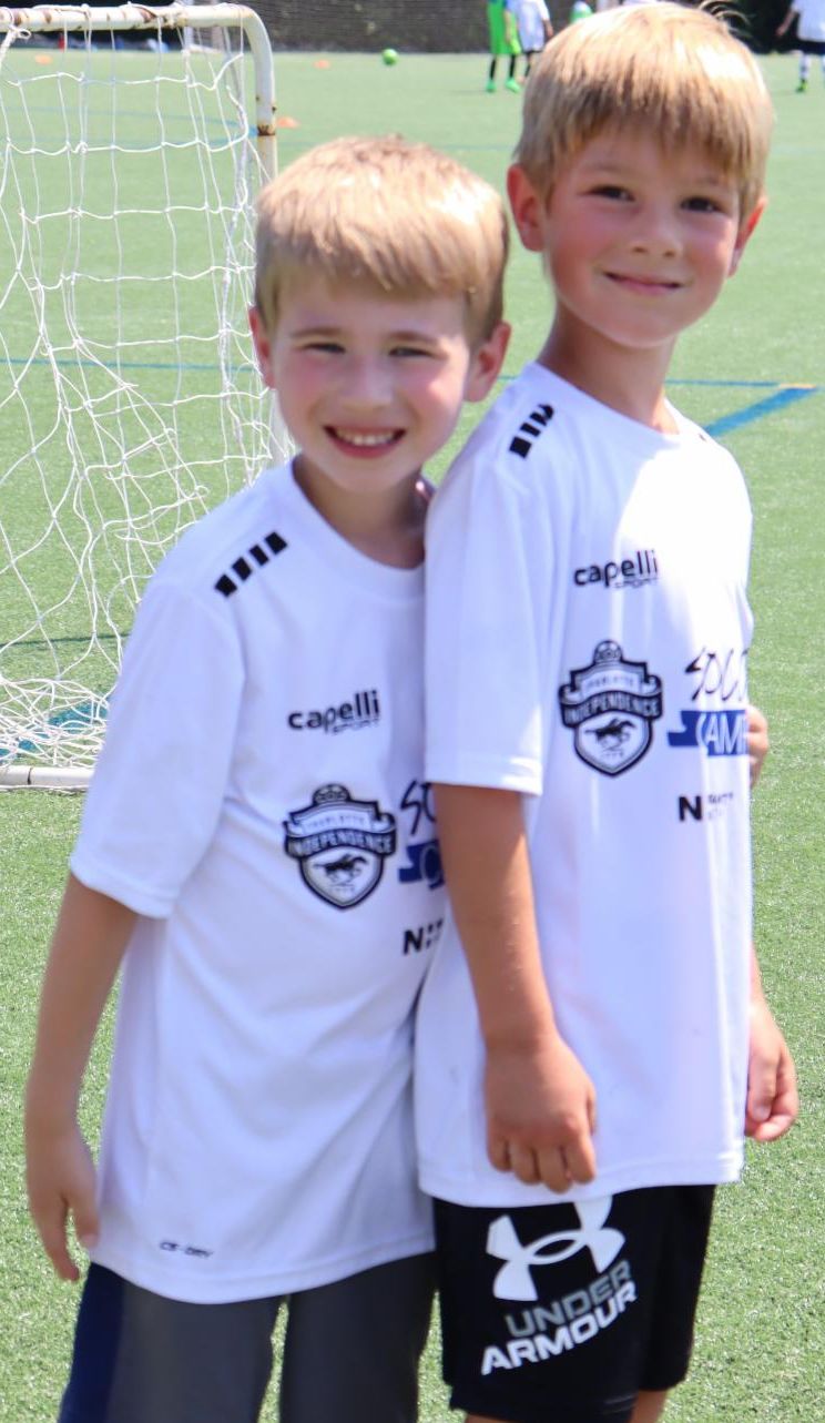 Soccer campers