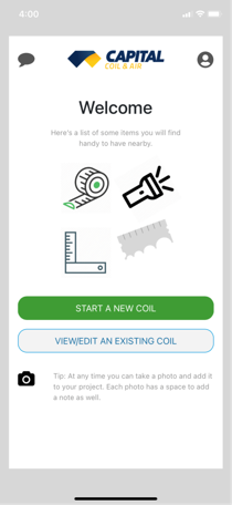 Coil Measuring App