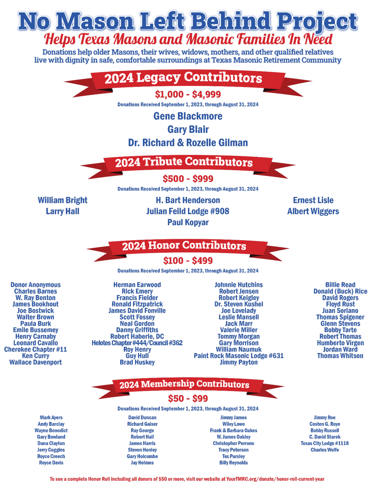 Honor Roll 2024 graphic