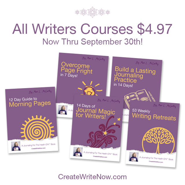 Courses for Writers sale