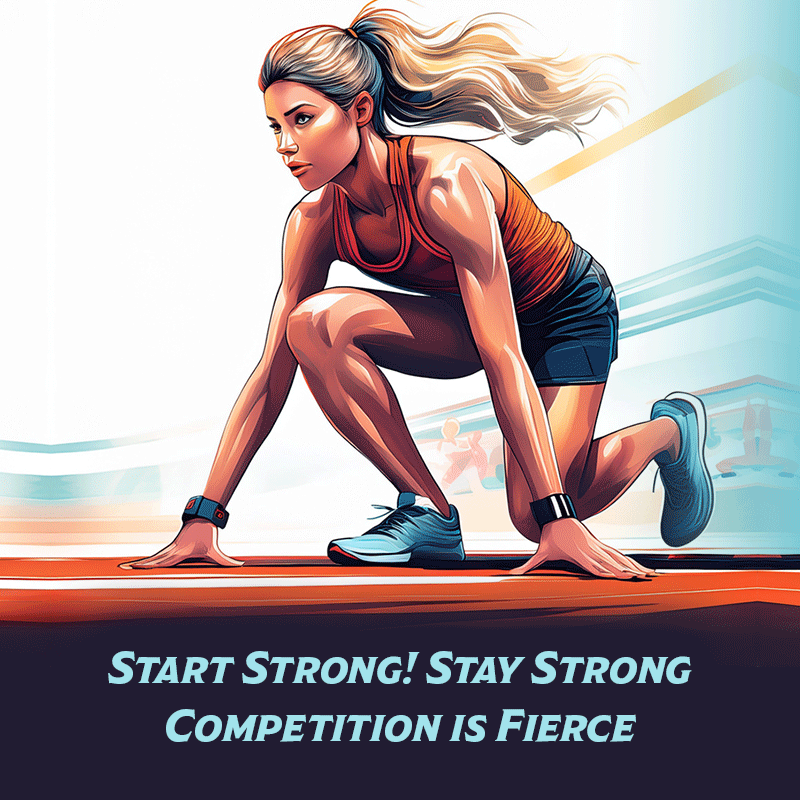 Start Strong! Stay Strong—Competition is Fierce