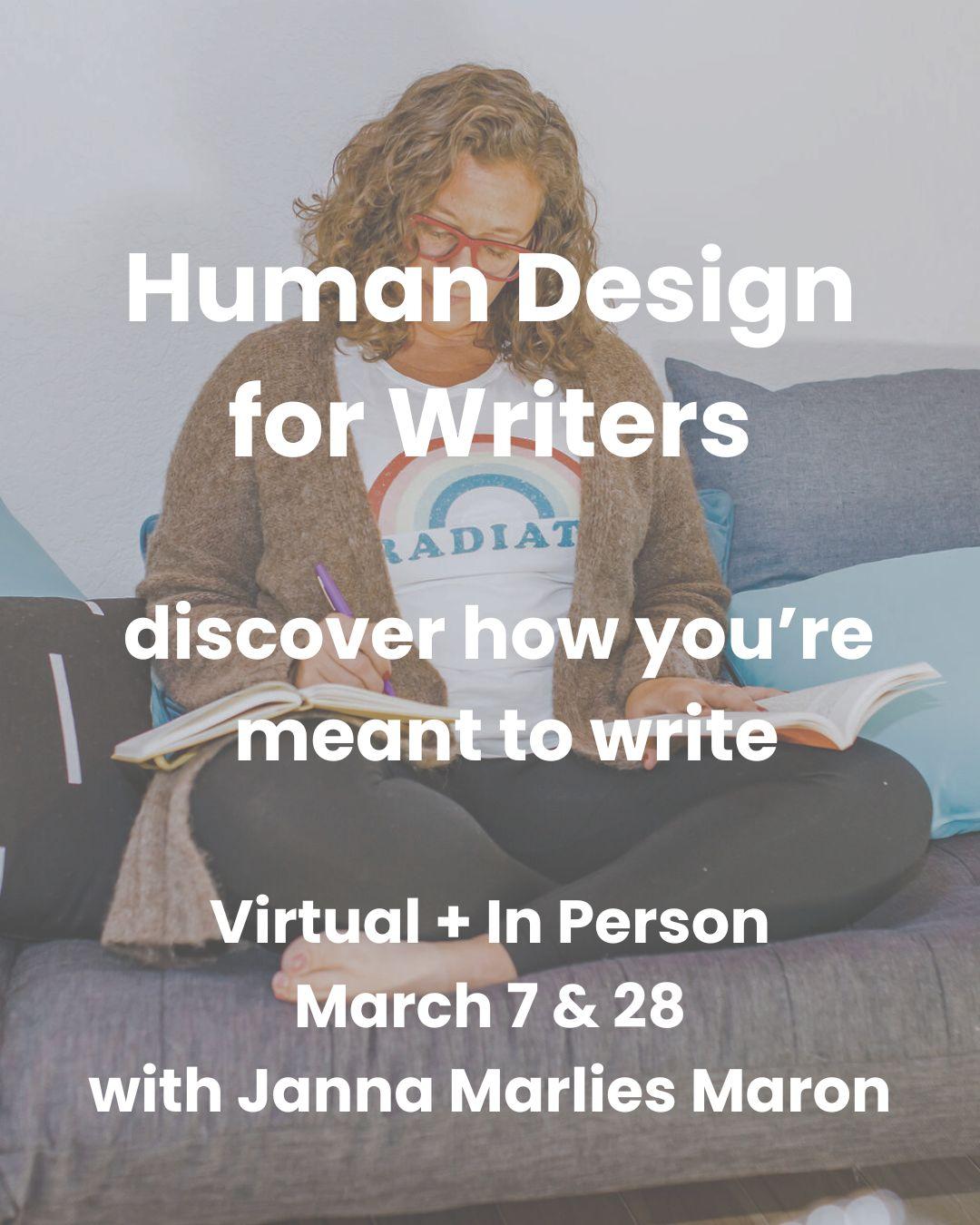 Human Design for Writers with Janna Maron