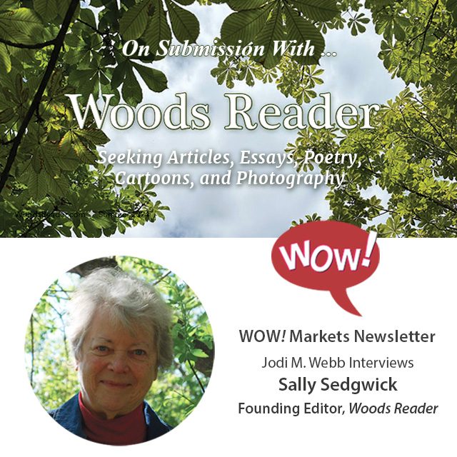 On Submission With Woods Reader - Founding Editor Sally Sedgwick