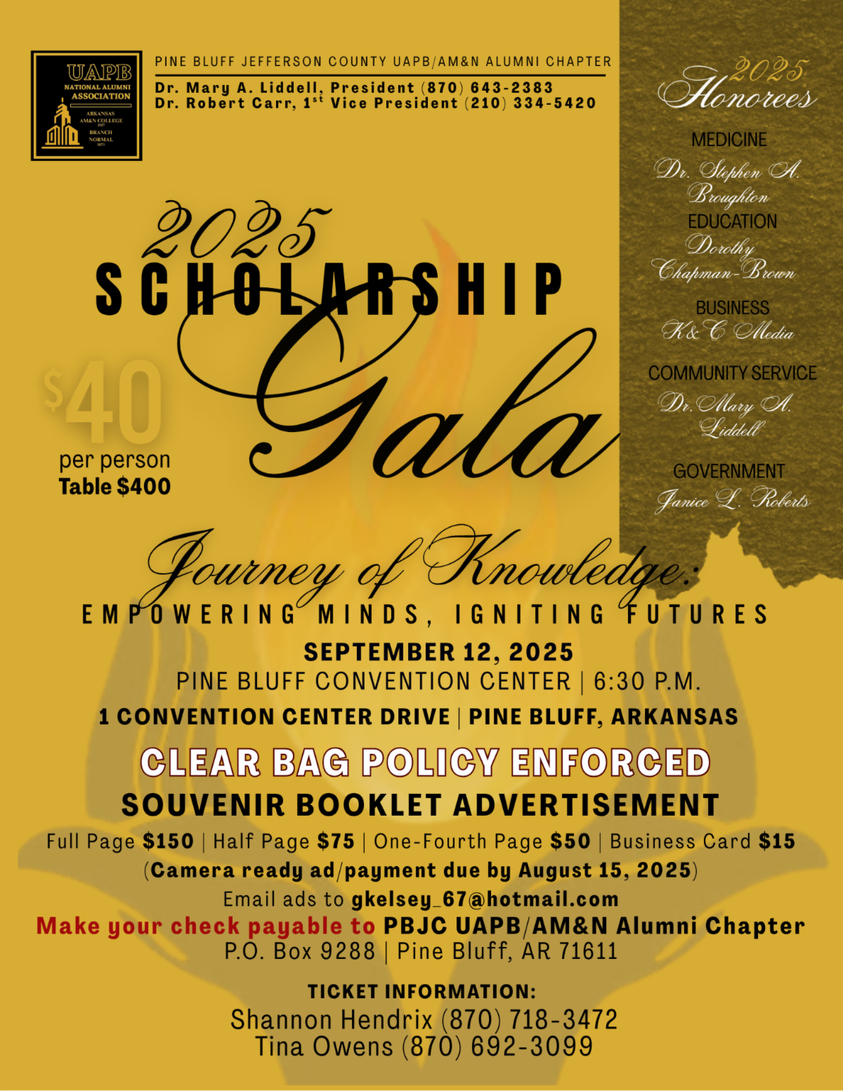 PBJC Alumni Chapter Scholarship Gala 2025