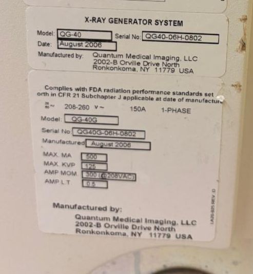 2006 Quantum X-Ray