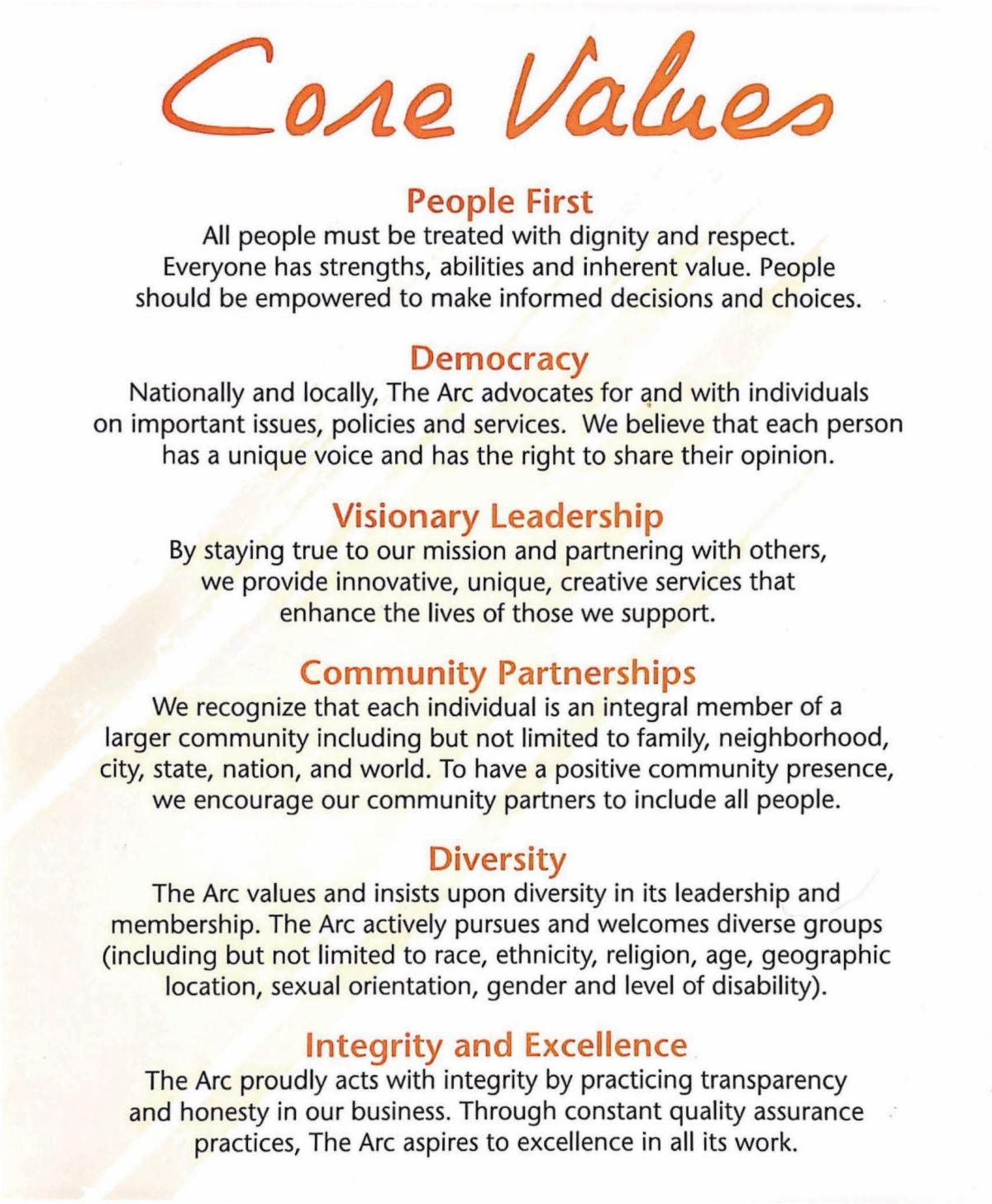 Values We Support Building a Culture of Belonging — Together