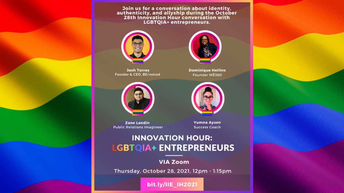 Innovation Hour - LGBTQIA+ Entrepreneurs
