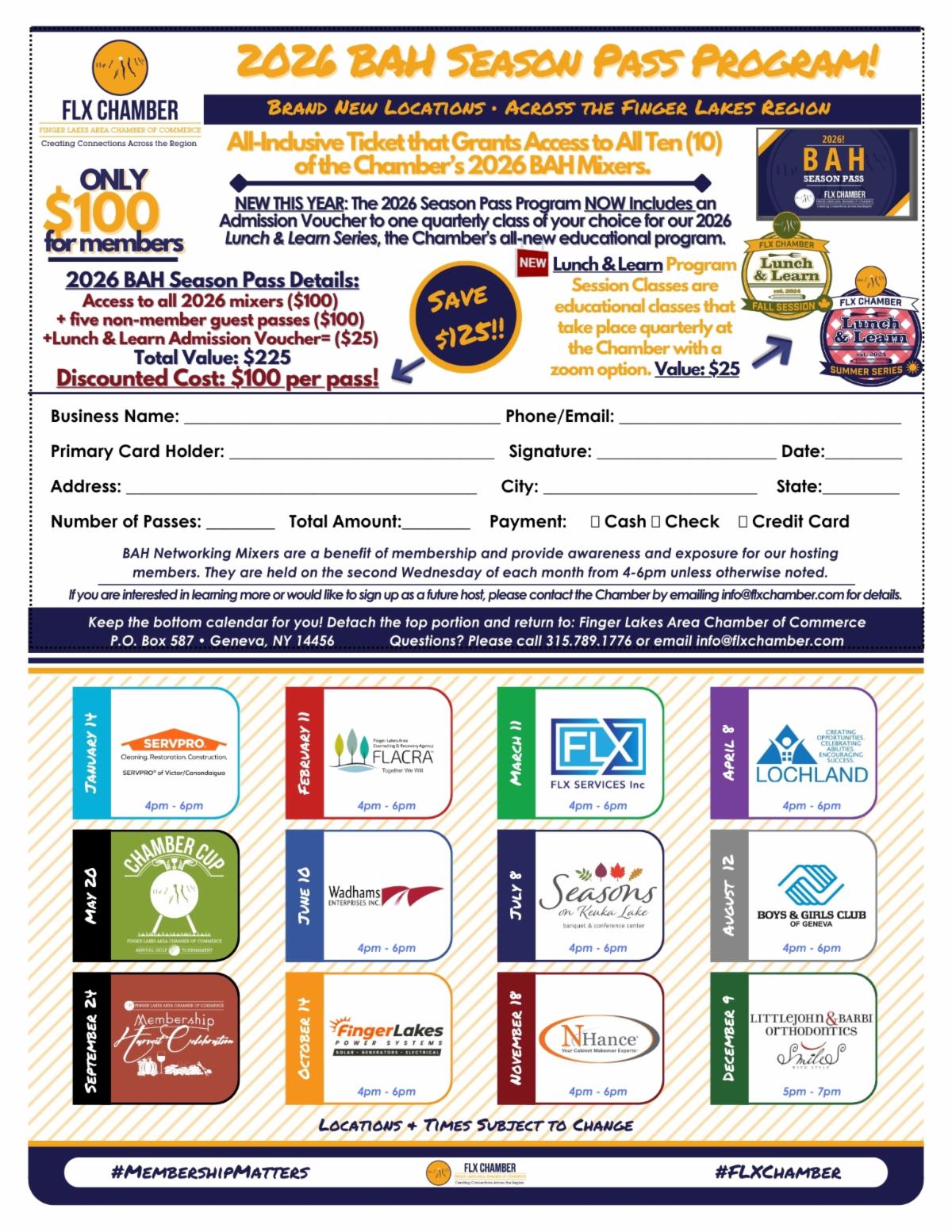 BAH2026 Season Pass Program