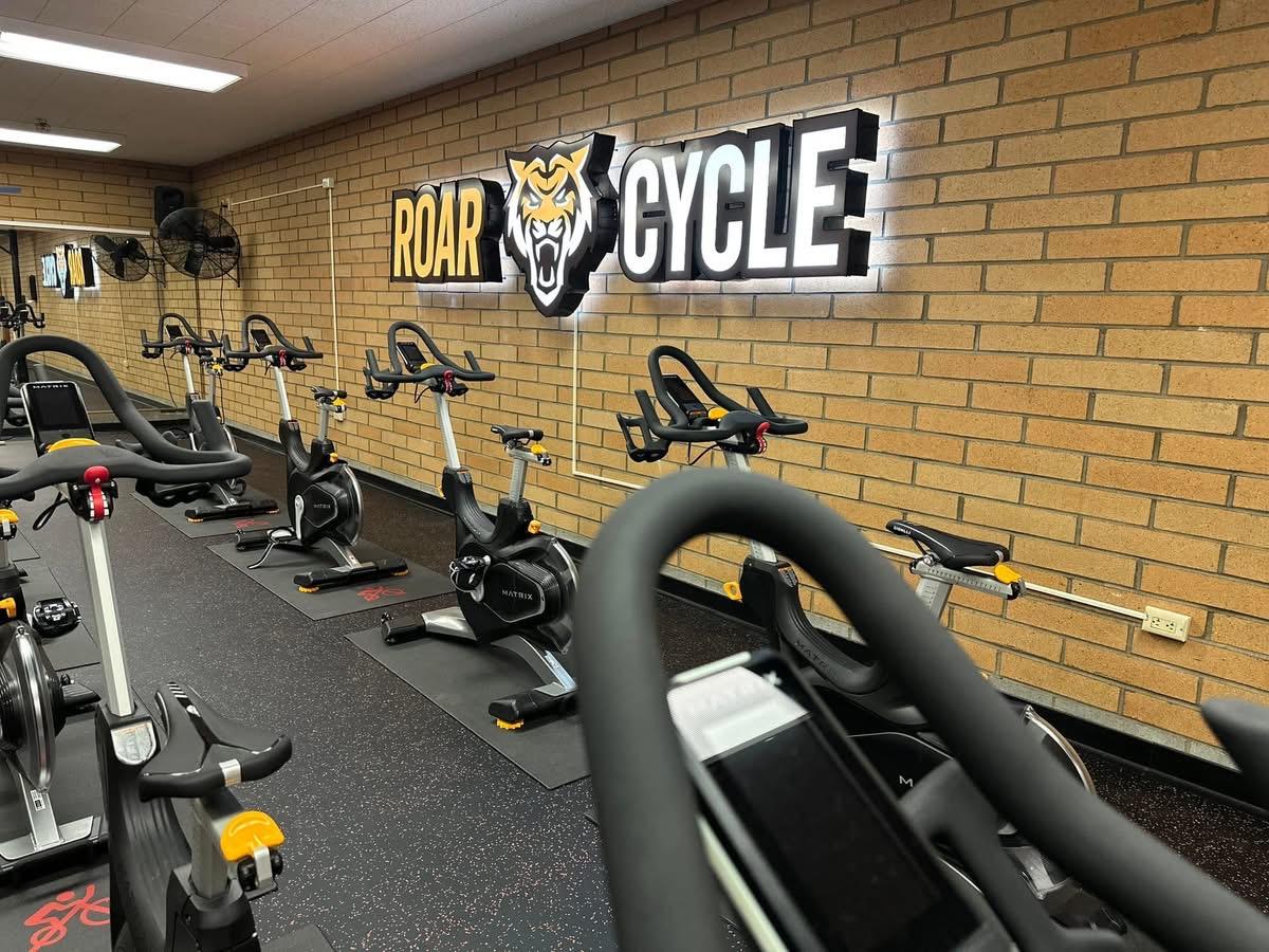 ROAR Cycle Spinning Room at Idaho State University