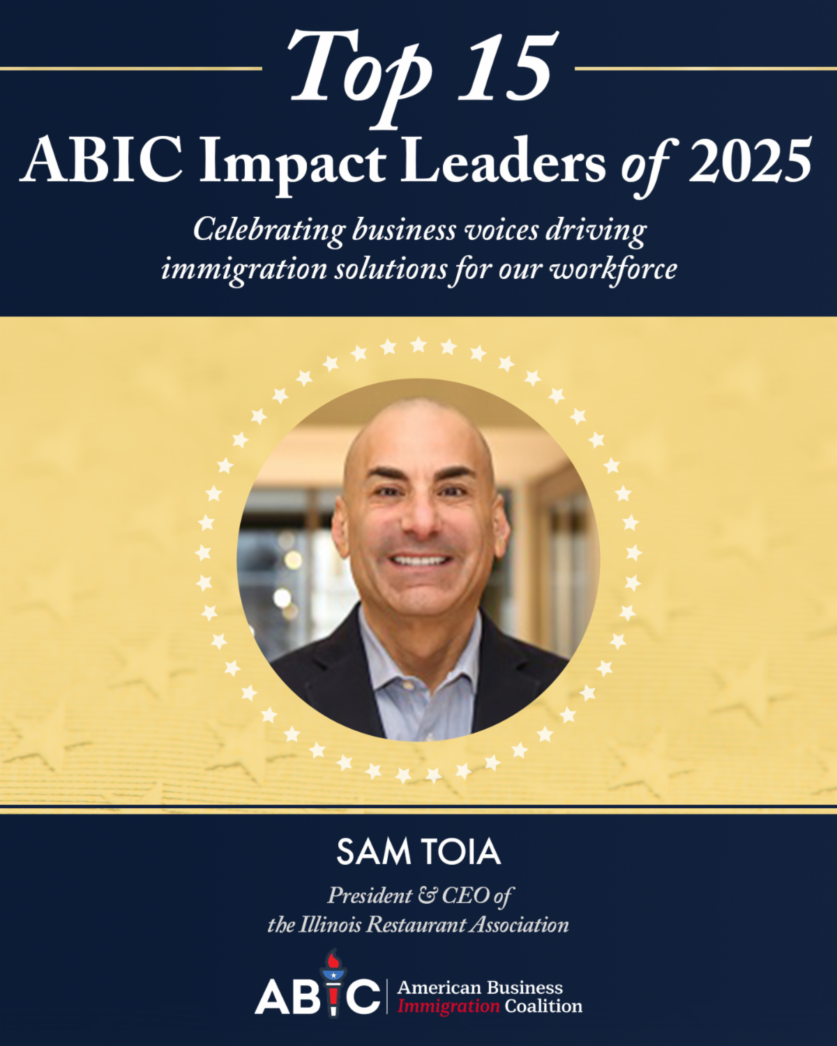 Sam Toia ABIC Leader
