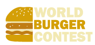 World Burger Contest logo with a illustration of a burger on the left