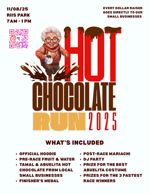 Hot Chocolate Run 2025 flyer