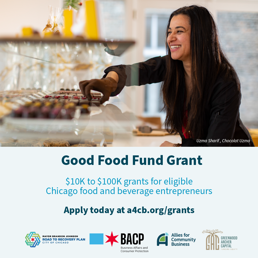 Good Food Fund Grant flyer